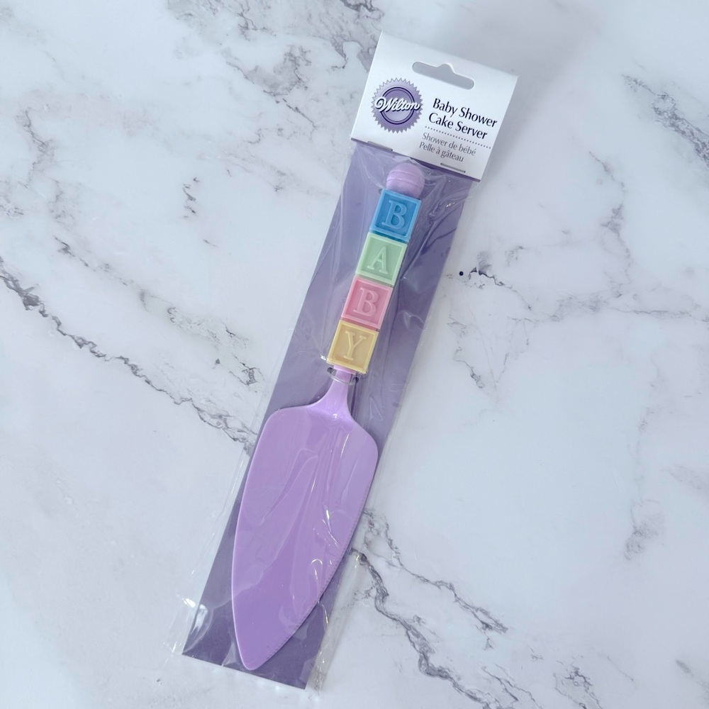 Wilton Baby Shower Cake Server in original packaging, never used